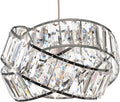 Modern Chrome Crystal Pendant Light Shade